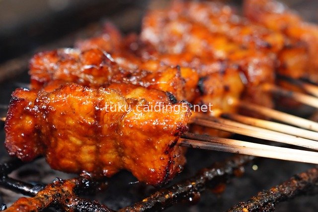 Char-Grilled Satay Skewers: Crispy and Fragrant Street Barbecue Delicacy