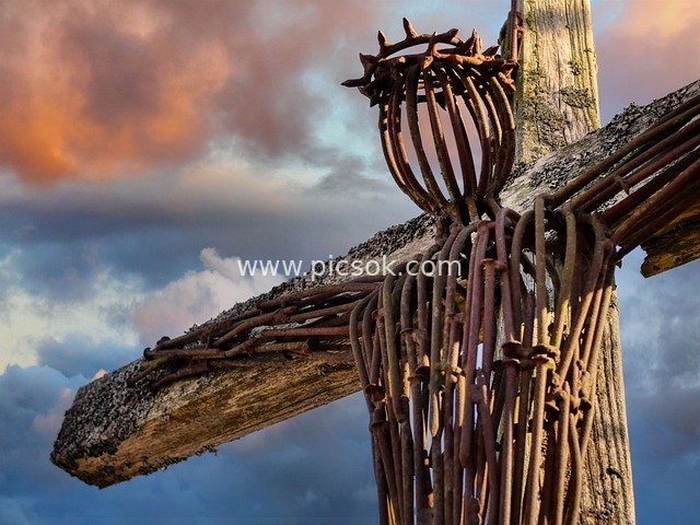 Crown of Thorns Cross: Symbol of Christian Faith for Easter
