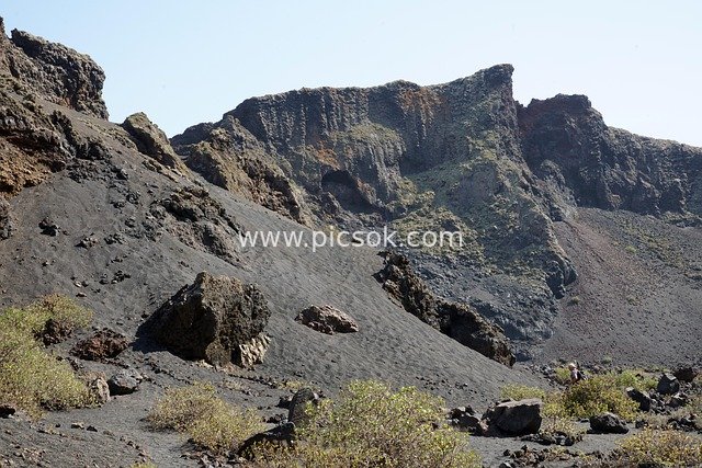 兰萨罗特火山岩地貌 火成岩自然景观