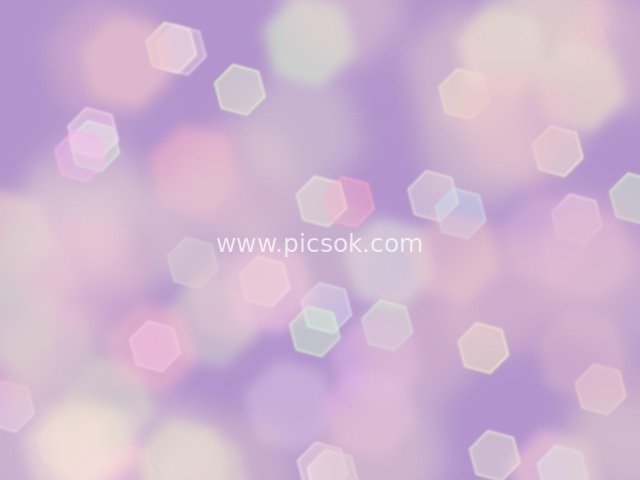 Dreamy Purple Hexagonal Bokeh Background with Soft Light Spots Decorative Wallpaper