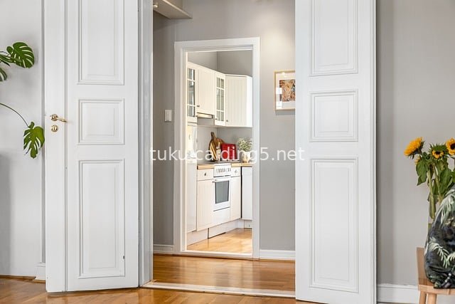 北欧风格室内设计 开放式厨房温馨过道