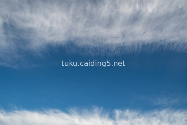 Beautiful Blue Sky with Cirrus Clouds - Fresh & Sunny Sky Material