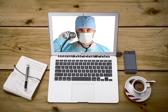 Telemedicine Scene: Modern Medical Image of Doctor's Online Consultation