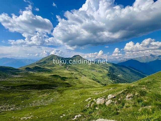 Fresh Natural Landscape of the Dolomites in South Tyrol