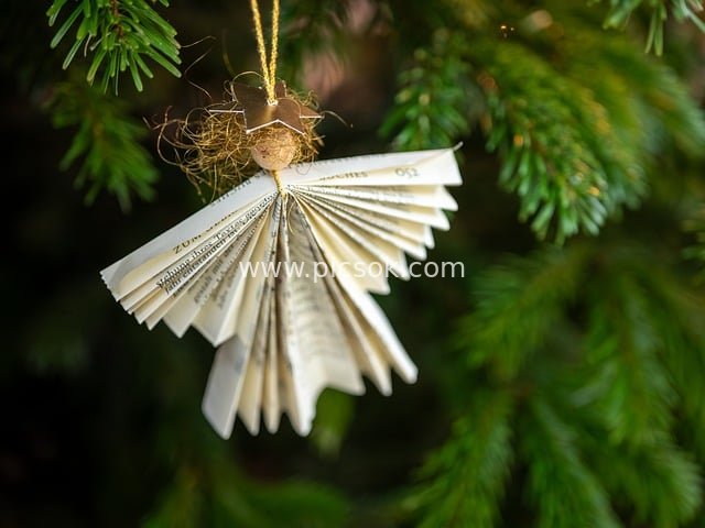 圣诞纸天使装饰 圣诞树创意手工挂饰