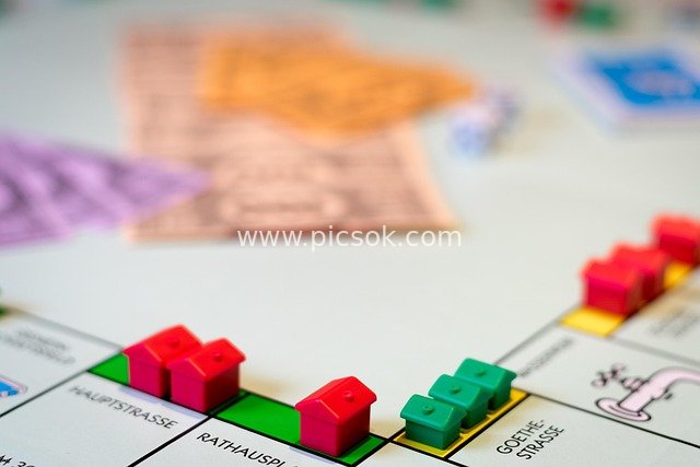 Monopoly Real Estate Game House Models: Home Purchase, Rental, and Investment Scenario