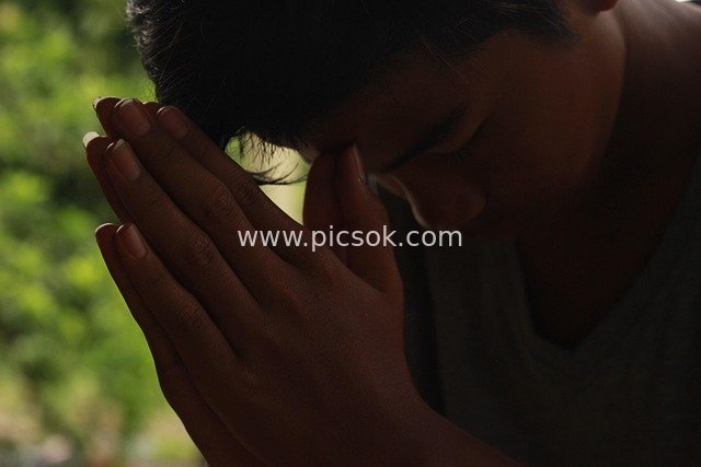 Devout Prayer of a Cambodian: Religious Faith and Spiritual Tranquility