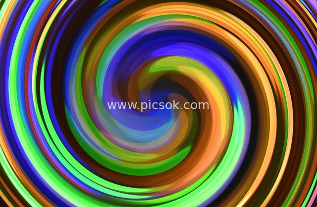 Colorful Vortex Abstract Spiral Background - Creative Decorative Design Wallpaper Material