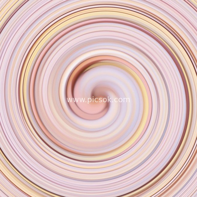 Soft Pink & Yellow Spiral Swirl Background – Decorative Swirl Pattern Resource