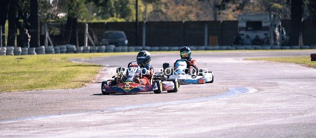 Thrilling Moments of Go-Kart Track Racing