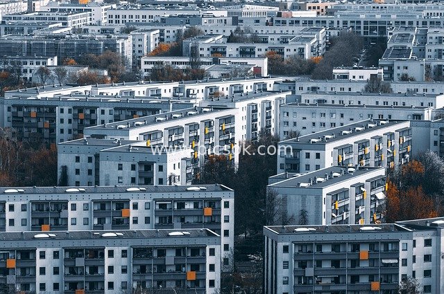 Urban Dense Apartment Complexes: Modern Urban Residential Landscape