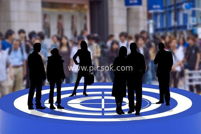 Silhouettes of Business Target Groups - Image Material for Marketing & Product Selection Scenarios