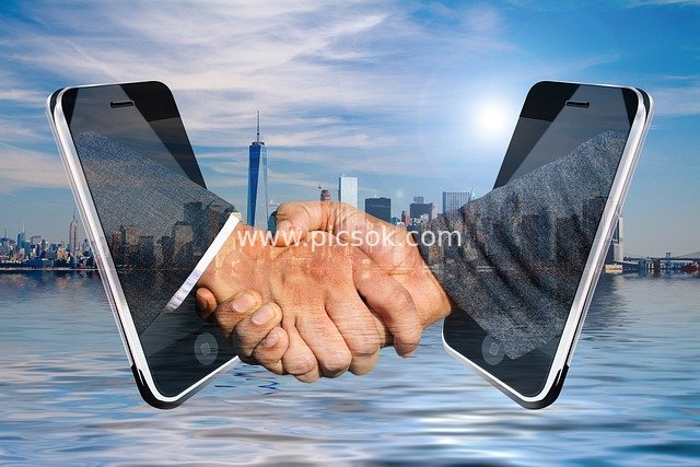 Business Handshake via Smartphones: Collaboration Scenarios in the Digital Age