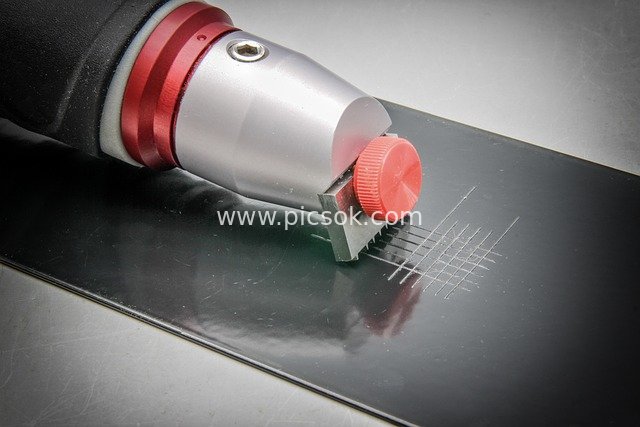 Cross-Cut Adhesion Test for Metal Plate Coatings - Application of Industrial Inspection Tools