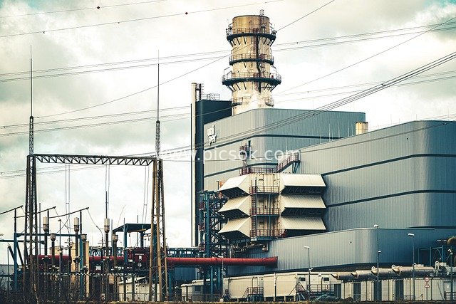 Large Thermal Power Plant – Industrial Energy Production Facility