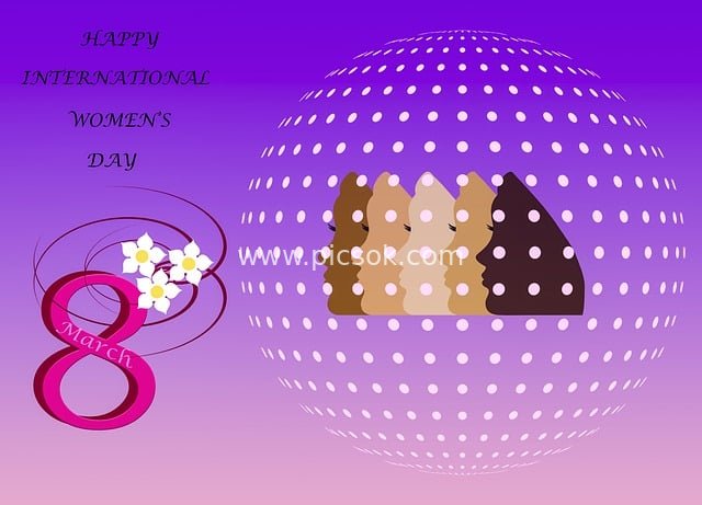 国际妇女节快乐 3.8女性平等主题海报
