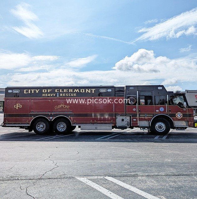 克莱蒙市重型救援消防车 应急救援车辆