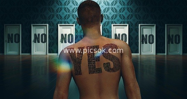 The Man with 'YES' Engraved on His Back and 'NO' Doors: A Conceptual Diagram of Success in Overcoming Difficulties