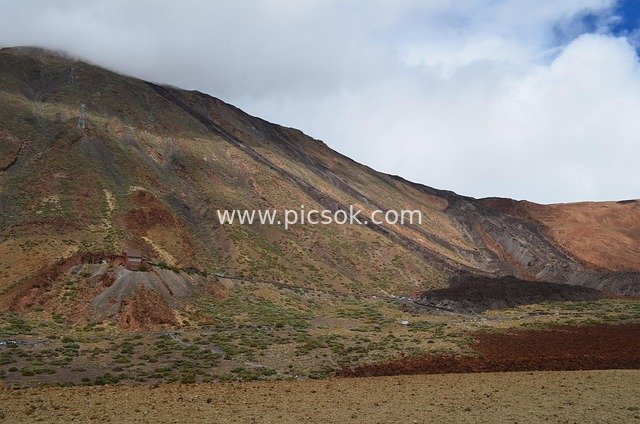 西班牙特内里费岛泰德火山荒野景观
