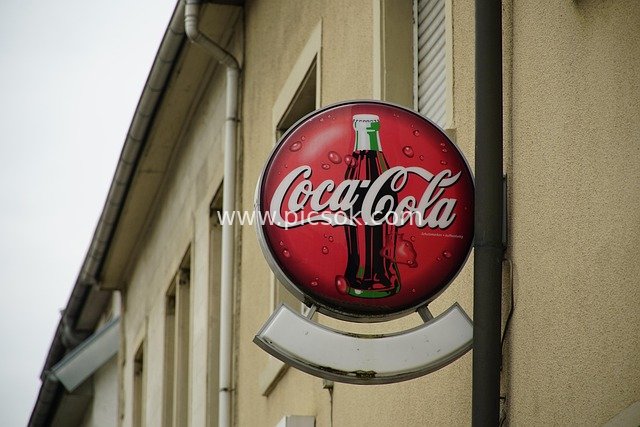 Vintage Coca-Cola Outdoor Marketing Promotion Signage