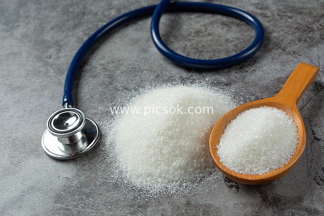 Diabetes Prevention Alert: Medical Connection Between Stethoscope and White Sugar