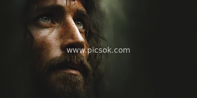 Jesus Praying in Solitude: A Sacred and Serene AI Art Scene