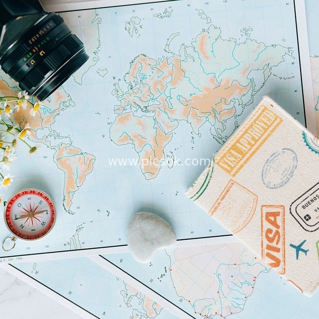 旅行签证地图：探索全球的旅行装备组合