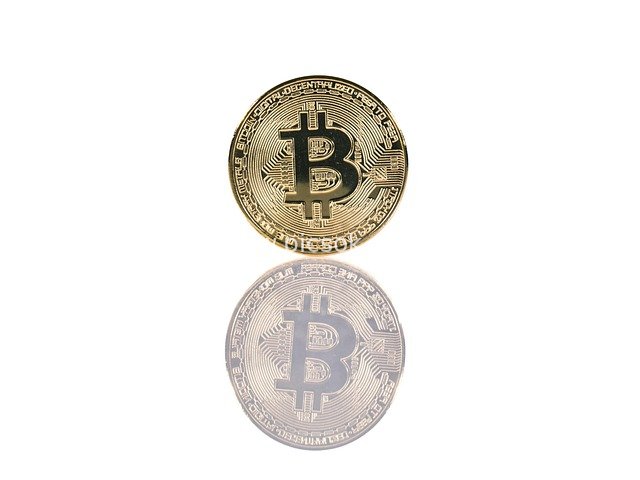 Gold and Silver Physical Bitcoin Models - Digital Currency Financial Concept Image