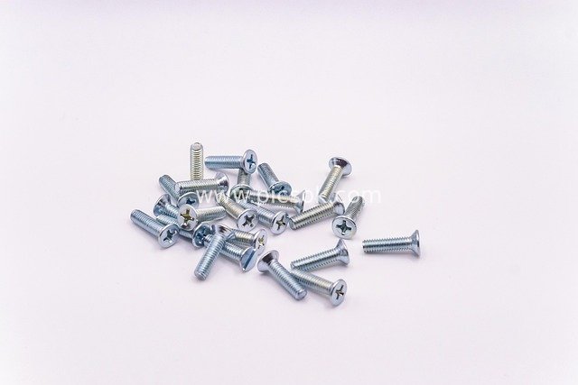 Silver Metal Screws Hardware DIY Tools Repair Scene Material