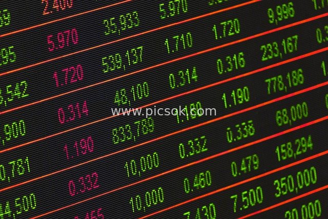 Stock Market Quotation Display Screen: Real-time Financial Investment Data Interface