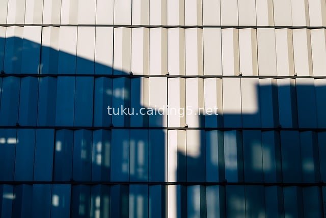 Light and Shadow Interplay on Modern Architectural Facades - Abstract Structural Wall Design Material