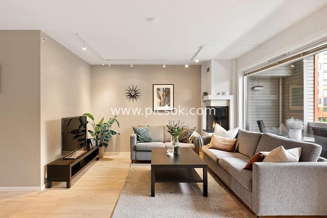 Modern Minimalist Living Room Decoration & Cozy Home Design