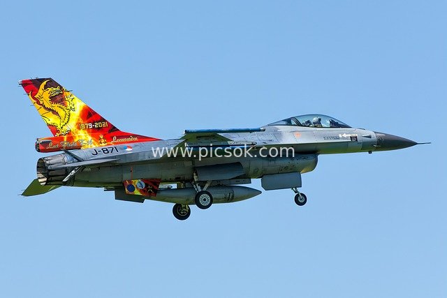 Royal Netherlands Air Force F-16: Colorful Livery in Flight