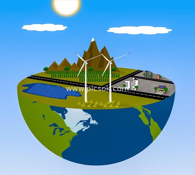 Ecology of Half the Earth: Coexistence of Wind & Solar Power with Urban and Natural Environments