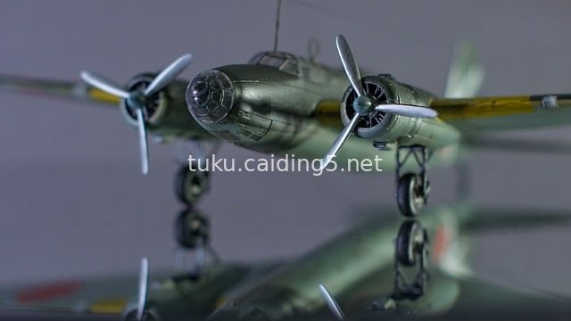 二战日本三菱Ki-21轰炸机模型 军事手工艺品