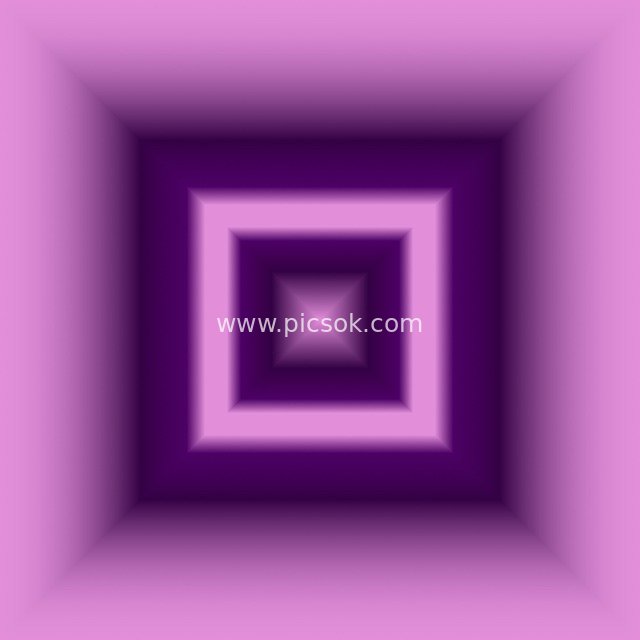 Purple 3D Geometric Cube Perspective Background with Creative Blurred Light and Shadow Design