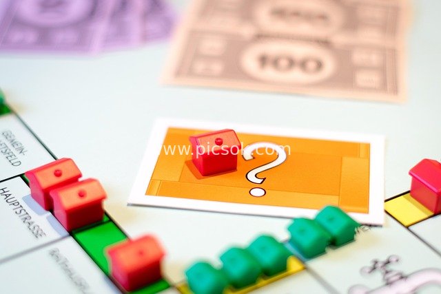 Monopoly Real Estate Investment Game - Real Estate Finance Scene Material