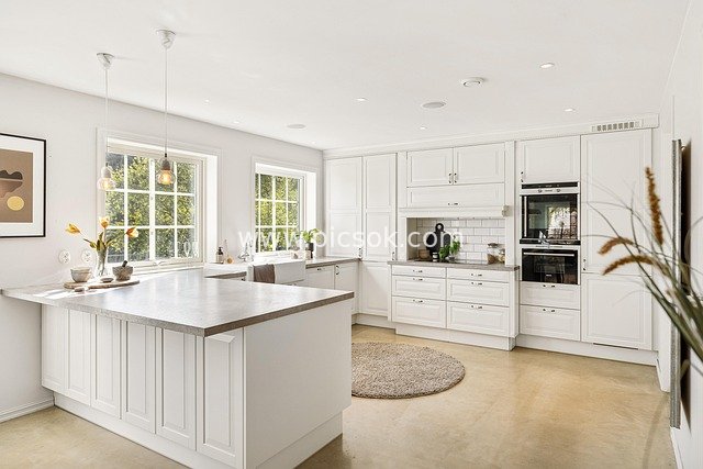 Real Photo of Modern Minimalist White Kitchen Renovation Design