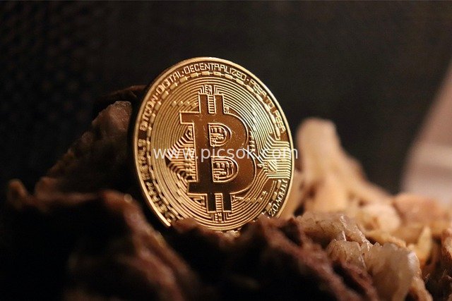 Close-up of a Golden Bitcoin – Showcase of Cryptocurrency and Digital Assets