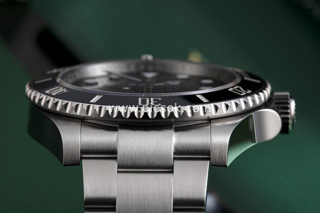 Close - up of a High - end Rolex Watch | Metallic Luxury Showcase