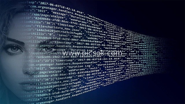 computer science, programming, woman, face, beauty, portrait, digital, code, developer, ai, futuristic, wallpaper, background