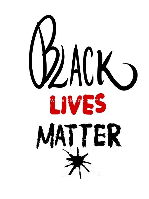 Black Lives Matter Creative Typography - Racial Equality Protest Design
