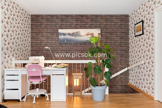 Cozy Study Interior Design | Modern Home Decor Scene