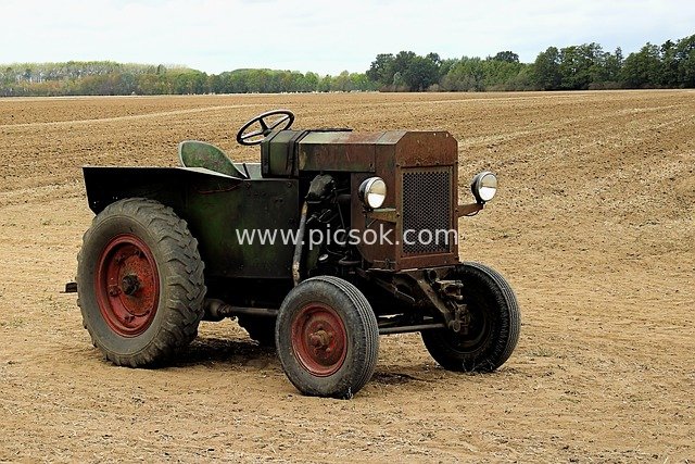 mba tractor, farm tractor, antique car, historical, tractor, agriculture, mba