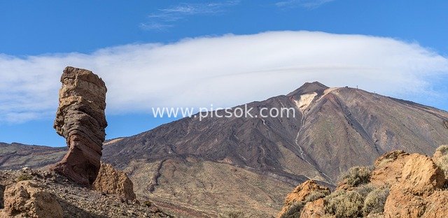 西班牙特内里费泰德火山 奇特岩石自然景观