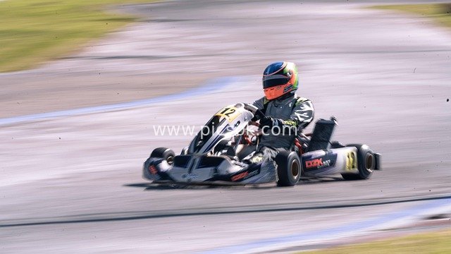 High-Speed Karting Competition on the Track: Exciting Moments of Karting