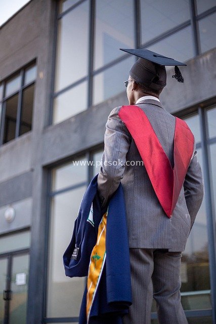 Successful Graduation Moment of an African Male Medical Graduate
