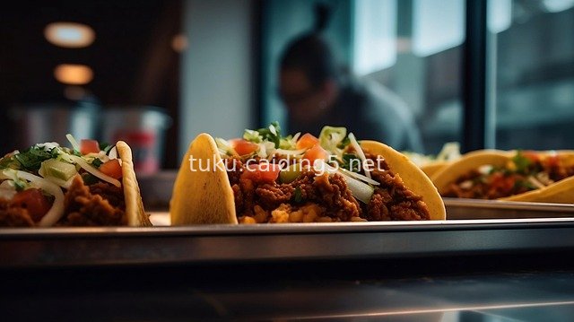 Delicious Mexican Tacos in a Restaurant – Fresh and Tempting Dishes