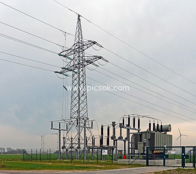 Energy Scene of High-Voltage Transmission Towers and Wind Power Transformers