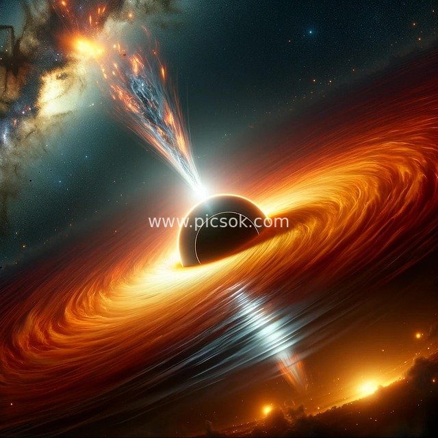 Cosmic Spectacle of a Supermassive Black Hole, Blazing Accretion Disk, and Plasma Jets
